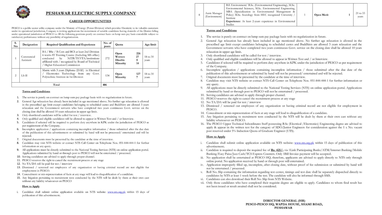 WAPDA Jobs 2025 Latest Advertisement – Apply Online for Matric to Masters Qualification