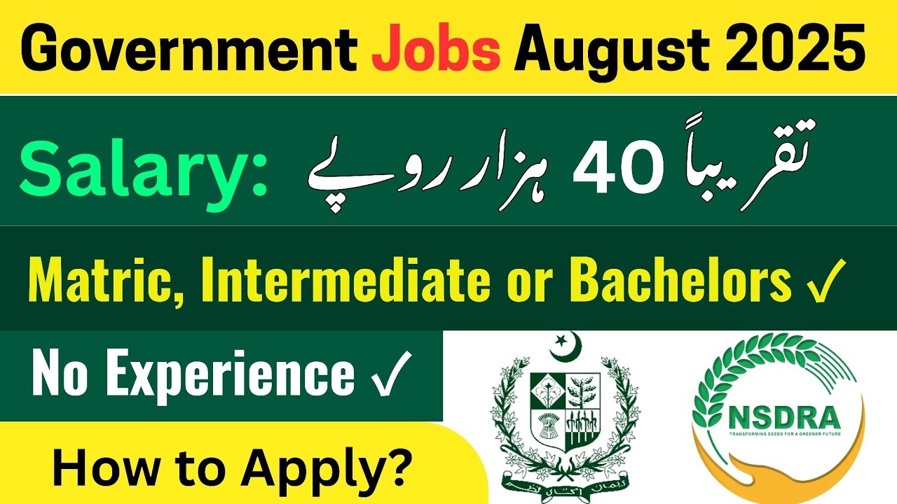 How To Apply Online Government Jobs 2025 in Pakistan